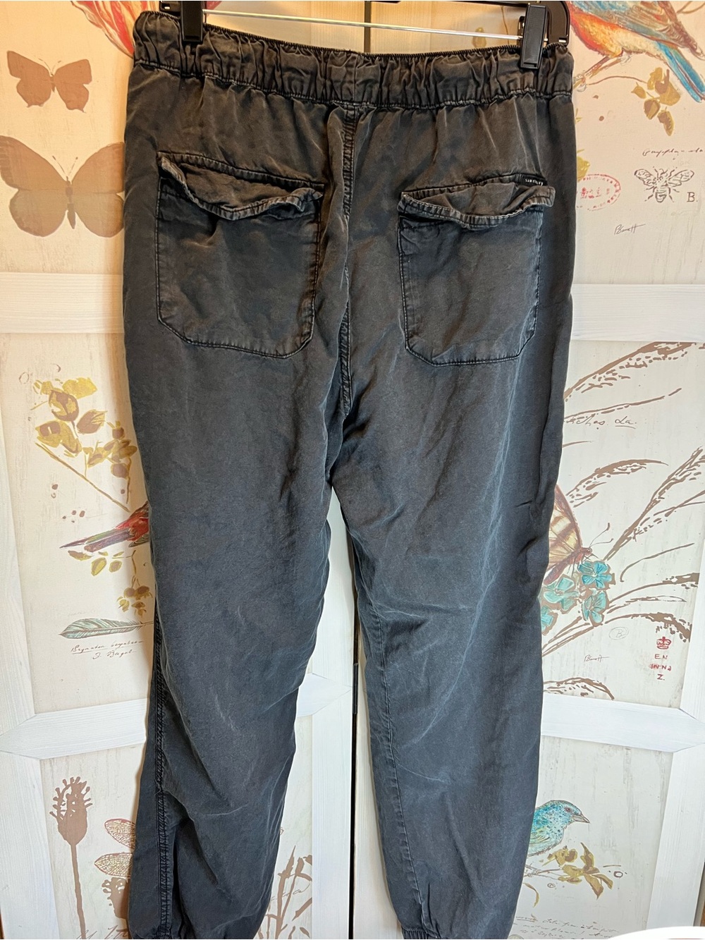 Sanctuary Women's Washed Charcoal Drawstring Jogger Pants - Picture 5 of 10
